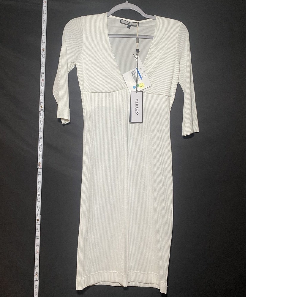 Fisico Women's White‎ Top Size S J Brand Style